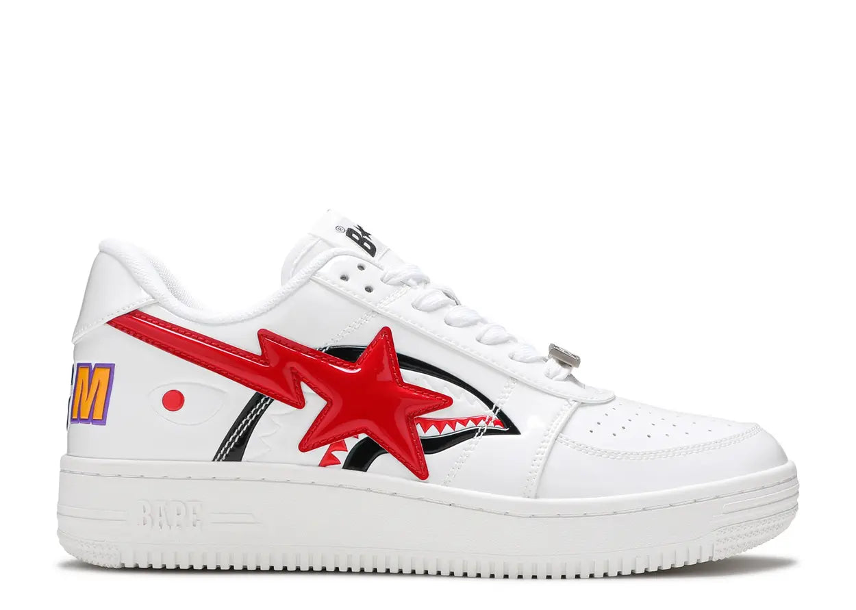 BAPE STA LOW - SHARK WHITE