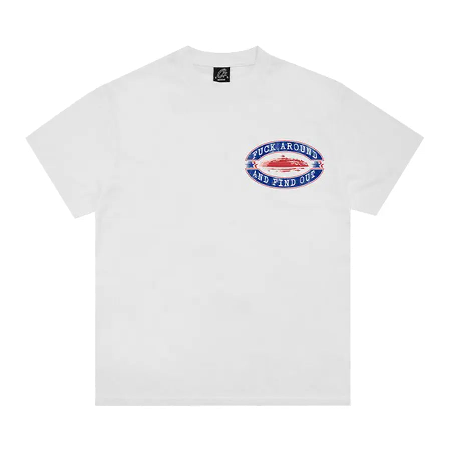 Corteiz Fuck Around Tee *New Blank* 'White'