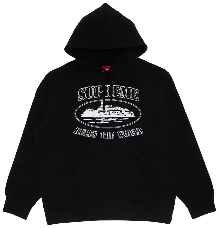 Supreme x Corteiz Rules The World Hood